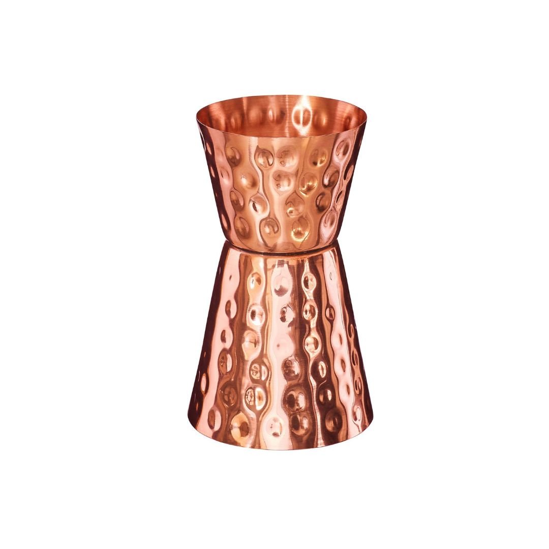 3 und 5 cl Cocktail-Messbecher aus reinem Kupfer, handgefertigt-2