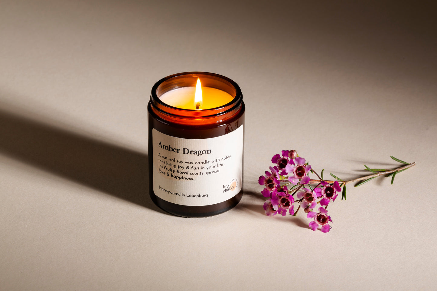 Amber Dragon – 100 g Premium Sojaduftkerze-4