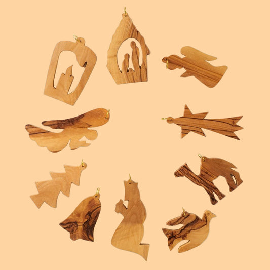 Weihnachtsdeko Baumschmuck Anhänger 10er Set-0