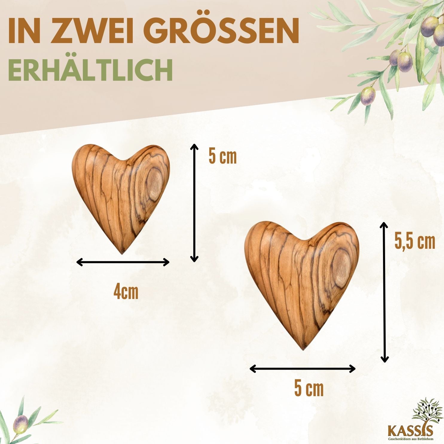 Herz Geschenk Olivenholz Handschmeichler Glücksbringer-2