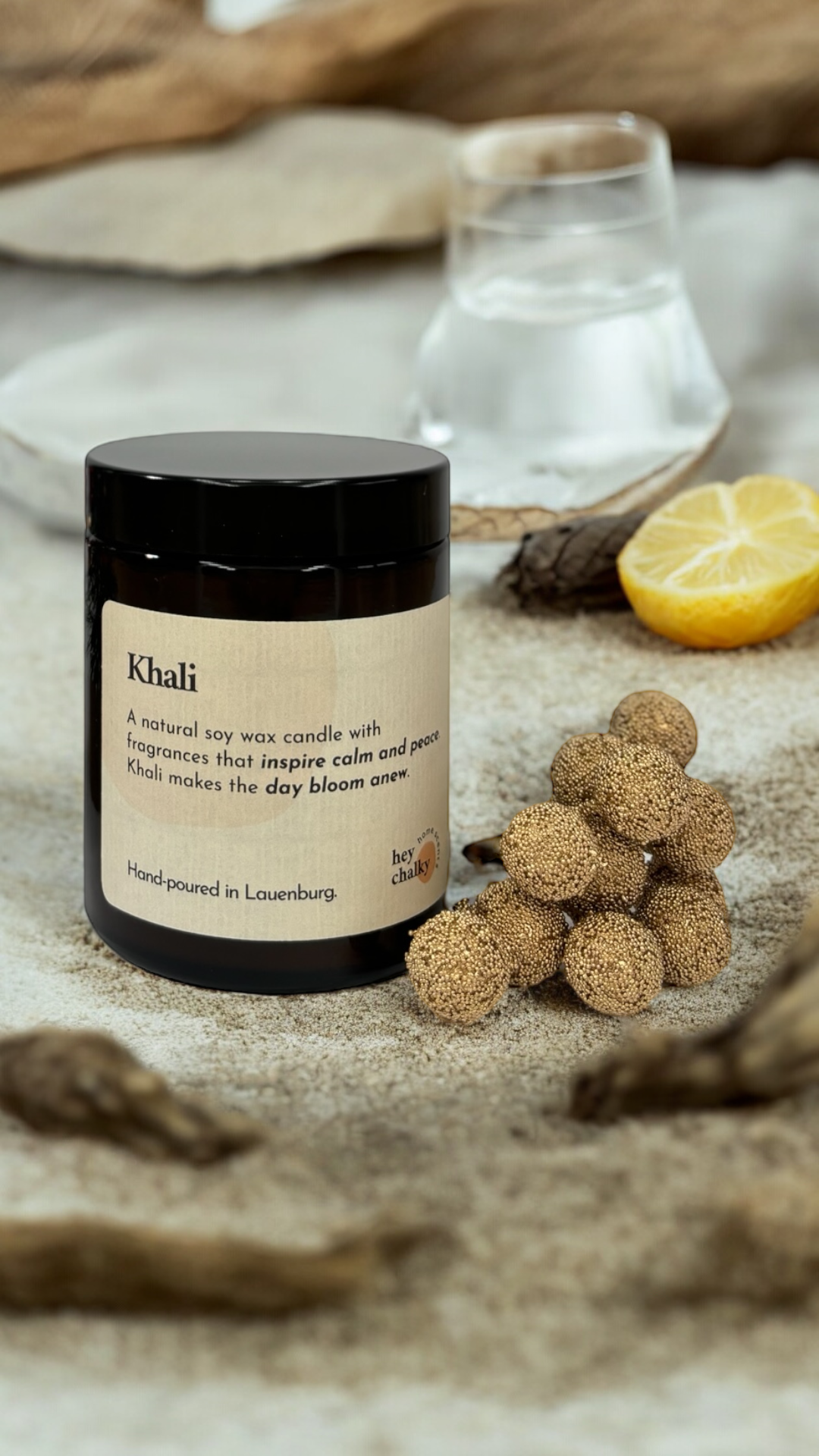 Khali – 155 g Premium Sojaduftkerze-0