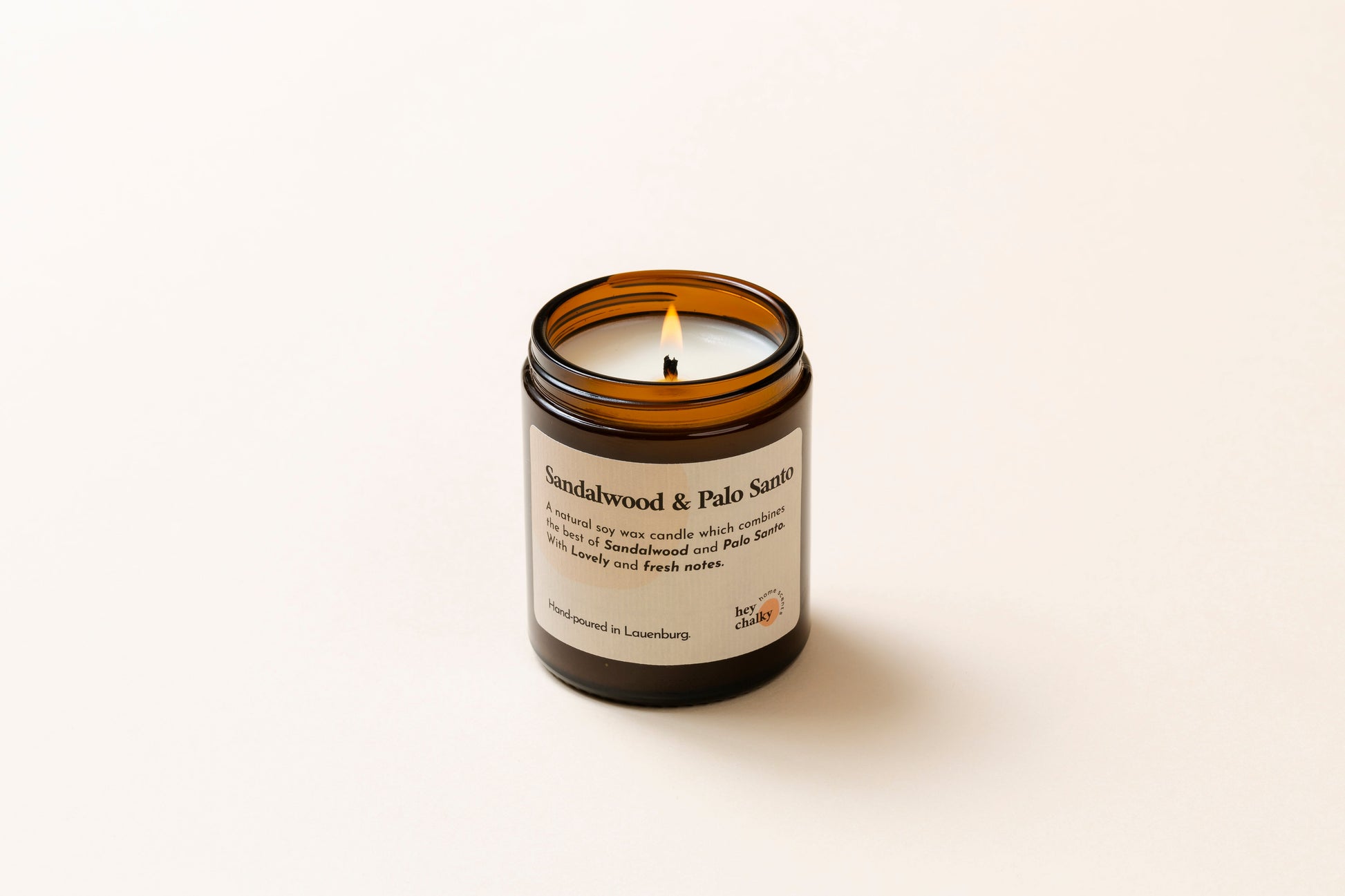 Sandalwood & Palo Santo – 100 g Premium Sojaduftkerze-2