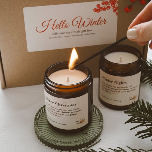 Merry Christmas – 155 g Premium Sojaduftkerze | Winter Edition-0