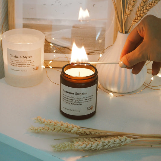Autumn Sunrise – 155 g Premium Sojaduftkerze | Autumn Edition-0