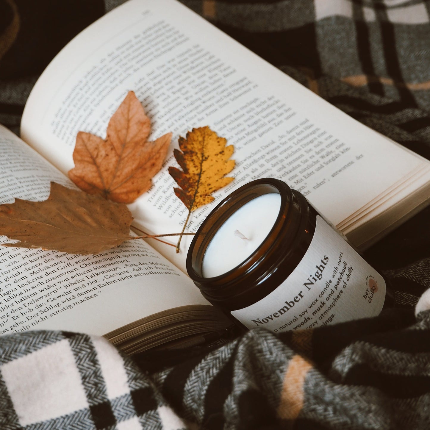 November Nights – 155 g Premium Sojaduftkerze | Autumn Edition-1