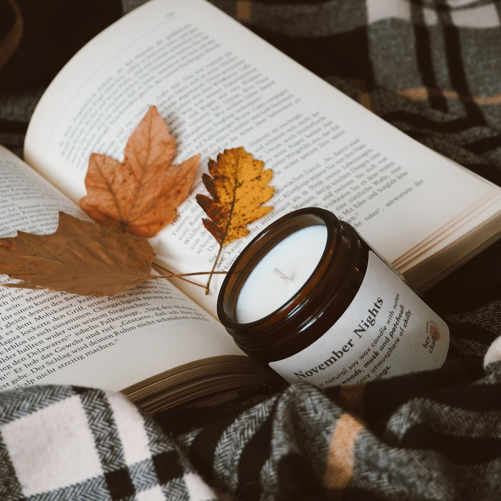 November Nights – 155 g Premium Sojaduftkerze | Autumn Edition-1