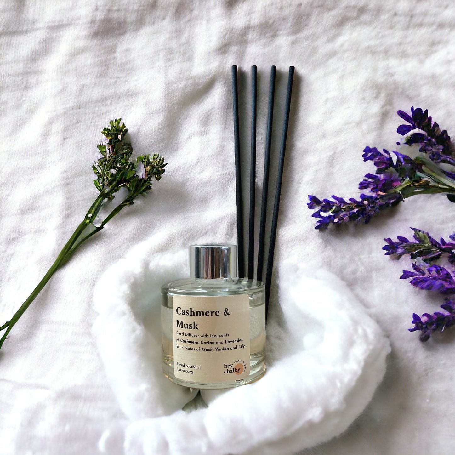 Cashmere & Musk – Premium Reed Diffusor | Soft & Fresh Edition-1