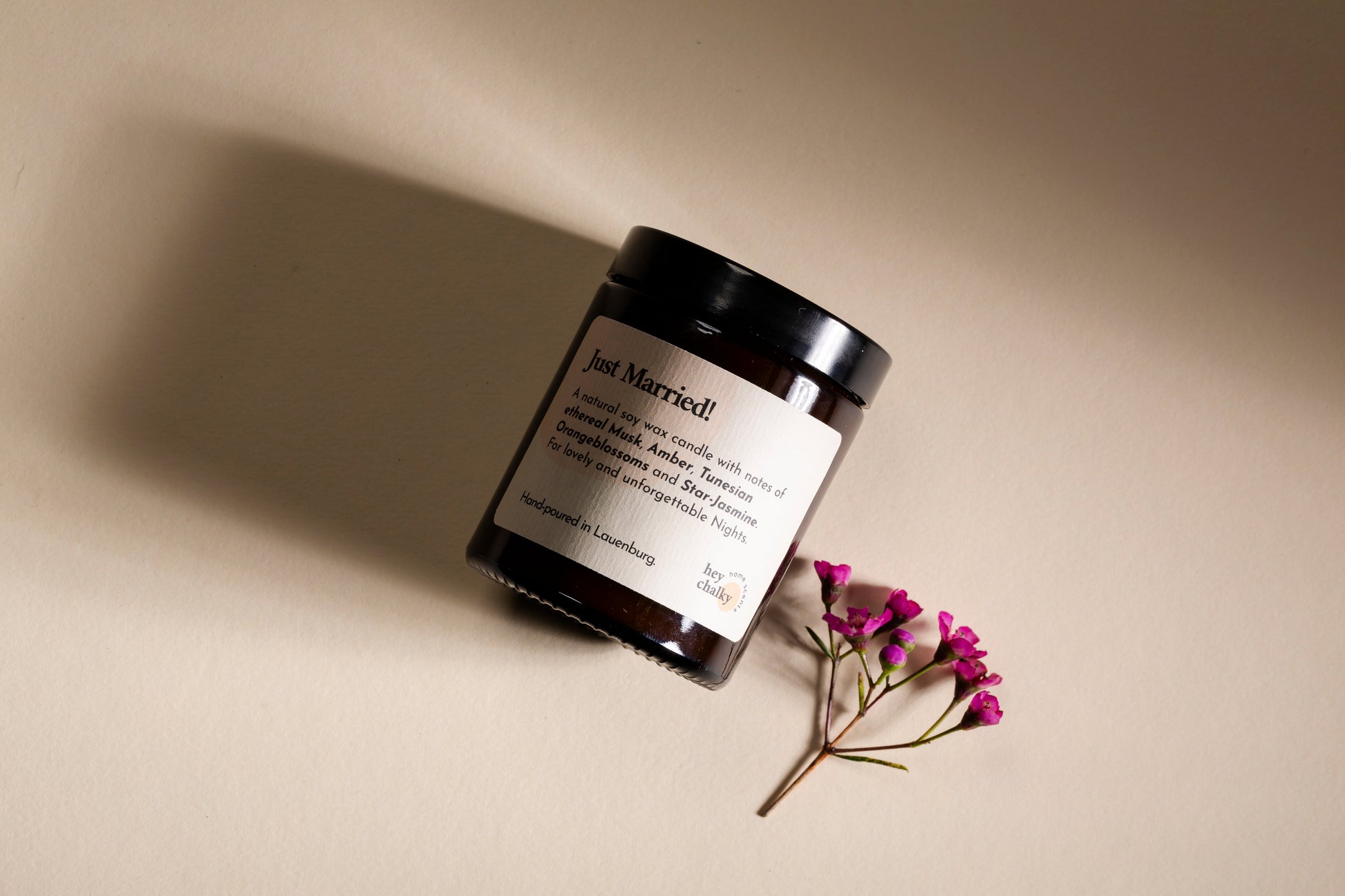 Just Married! – 155 g Premium Sojaduftkerze | Wedding Edition-0