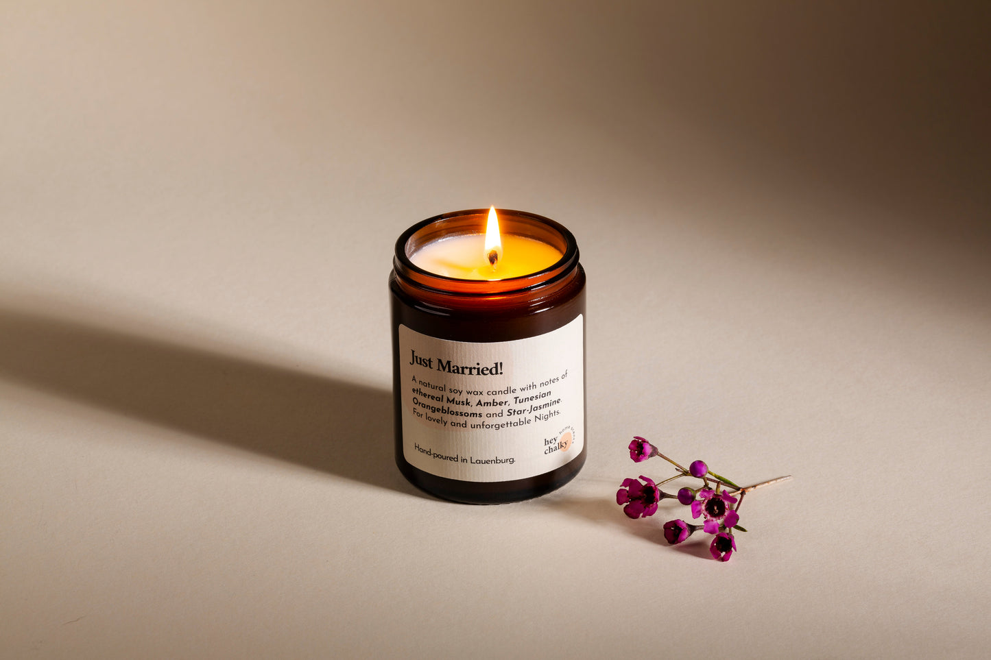 Just Married! – 155 g Premium Sojaduftkerze | Wedding Edition-1