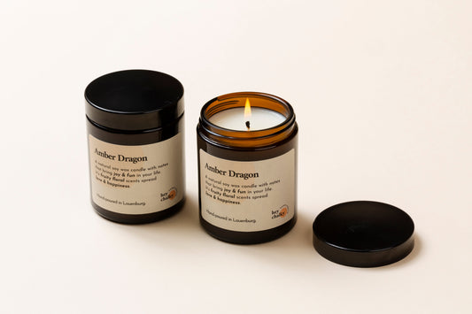 Amber Dragon – 100 g Premium Sojaduftkerze-0