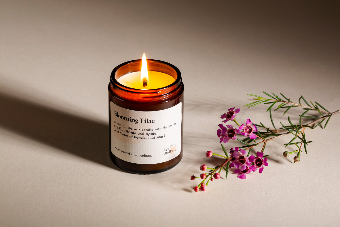 Blooming Lilac – 100 g Premium Sojaduftkerze-2