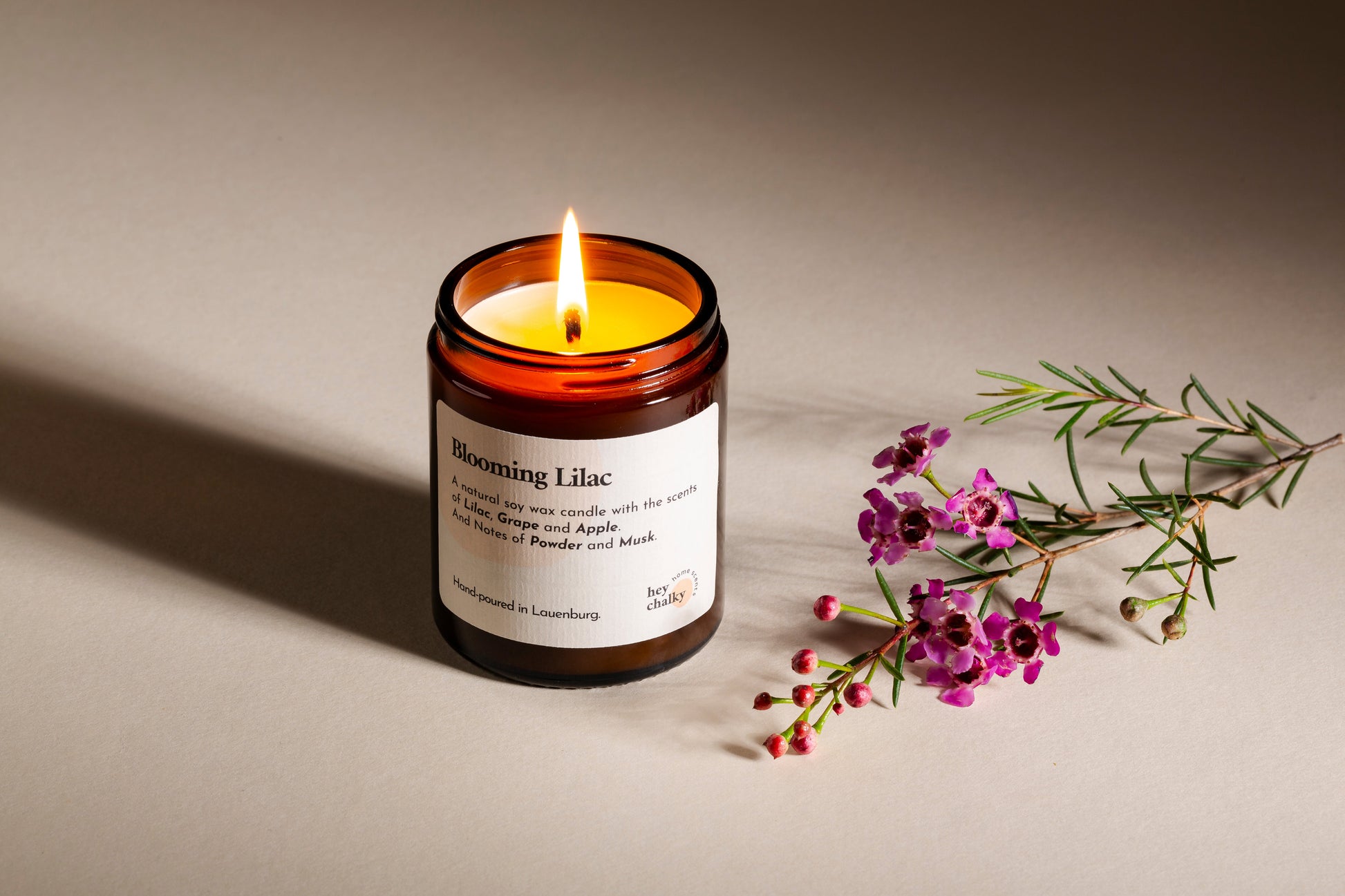 Blooming Lilac – 100 g Premium Sojaduftkerze-2