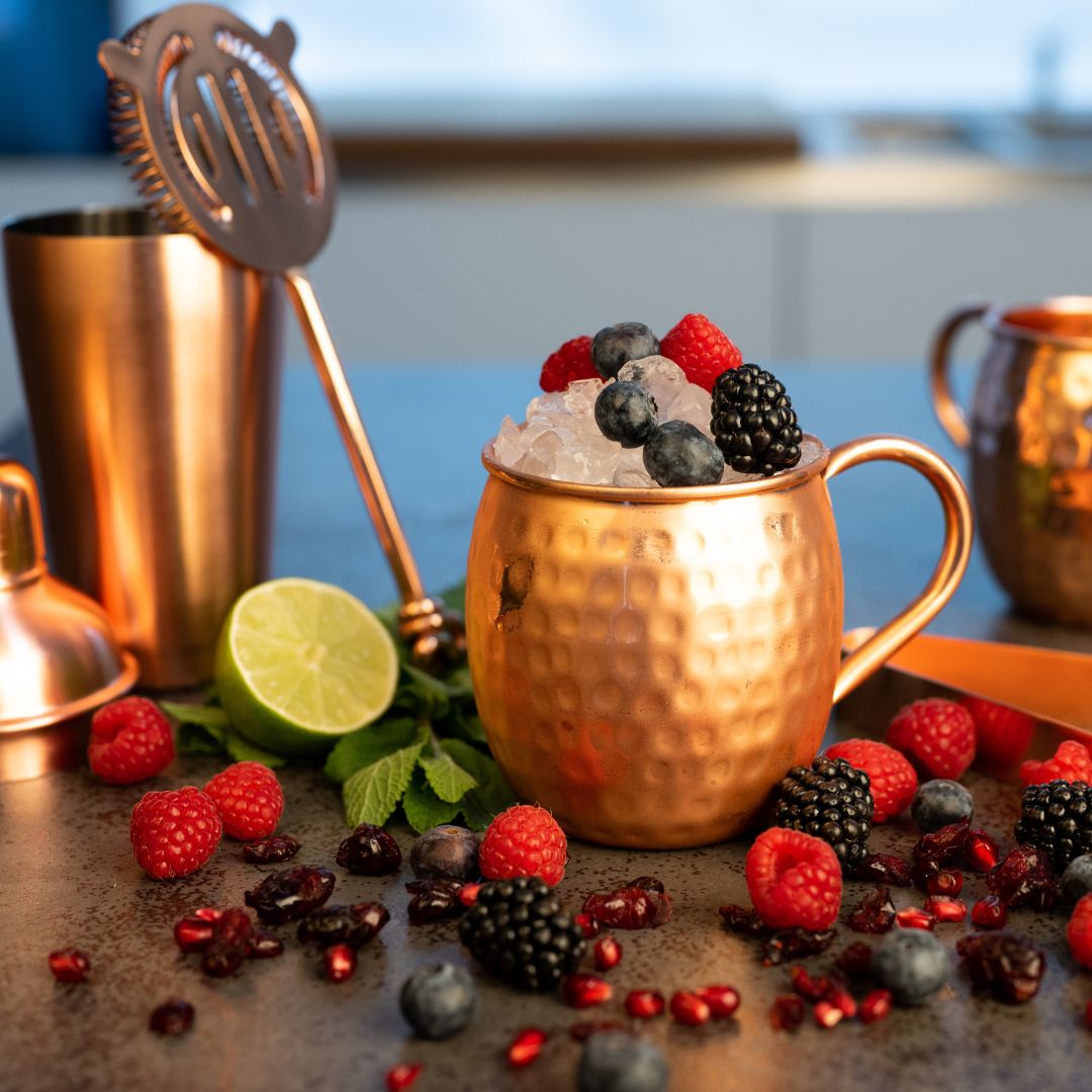 Moscow Mule Kupferbecher Specter – Cocktailbecher (gehämmert, 500 ml)-4